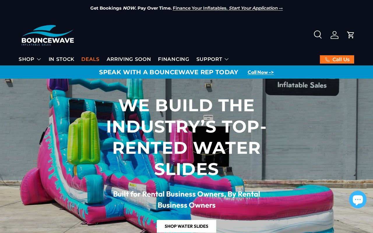 BounceWave website screenshot